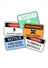 safety signs